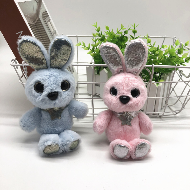 Cute Angel Elf Rabbit Plush Toy Key Chain Bunny Pendant Pendant Ornaments for Couple Smurfs Cute Angel Elf Rabbit Plush Toy Key Chain Bunny Pendant Pendant Ornaments for Couple Smurfs