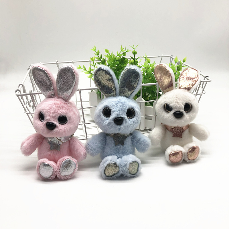 Cute Angel Elf Rabbit Plush Toy Key Chain Bunny Pendant Pendant Ornaments for Couple Smurfs Cute Angel Elf Rabbit Plush Toy Key Chain Bunny Pendant Pendant Ornaments for Couple Smurfs