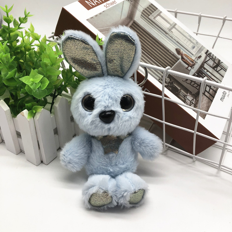 Cute Angel Elf Rabbit Plush Toy Key Chain Bunny Pendant Pendant Ornaments for Couple Smurfs Cute Angel Elf Rabbit Plush Toy Key Chain Bunny Pendant Pendant Ornaments for Couple Smurfs