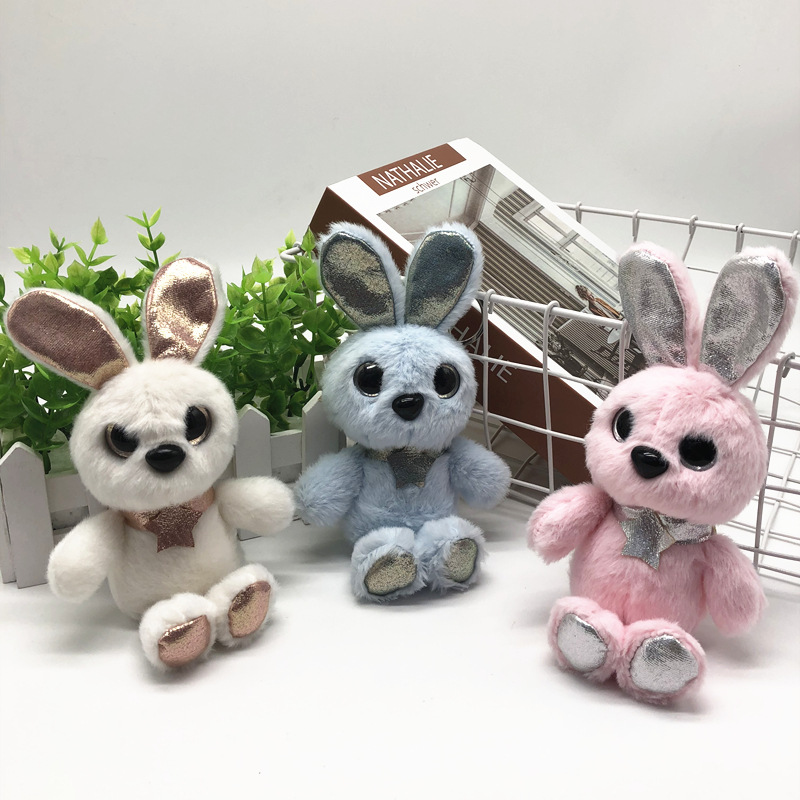 Cute Angel Elf Rabbit Plush Toy Key Chain Bunny Pendant Pendant Ornaments for Couple Smurfs Cute Angel Elf Rabbit Plush Toy Key Chain Bunny Pendant Pendant Ornaments for Couple Smurfs