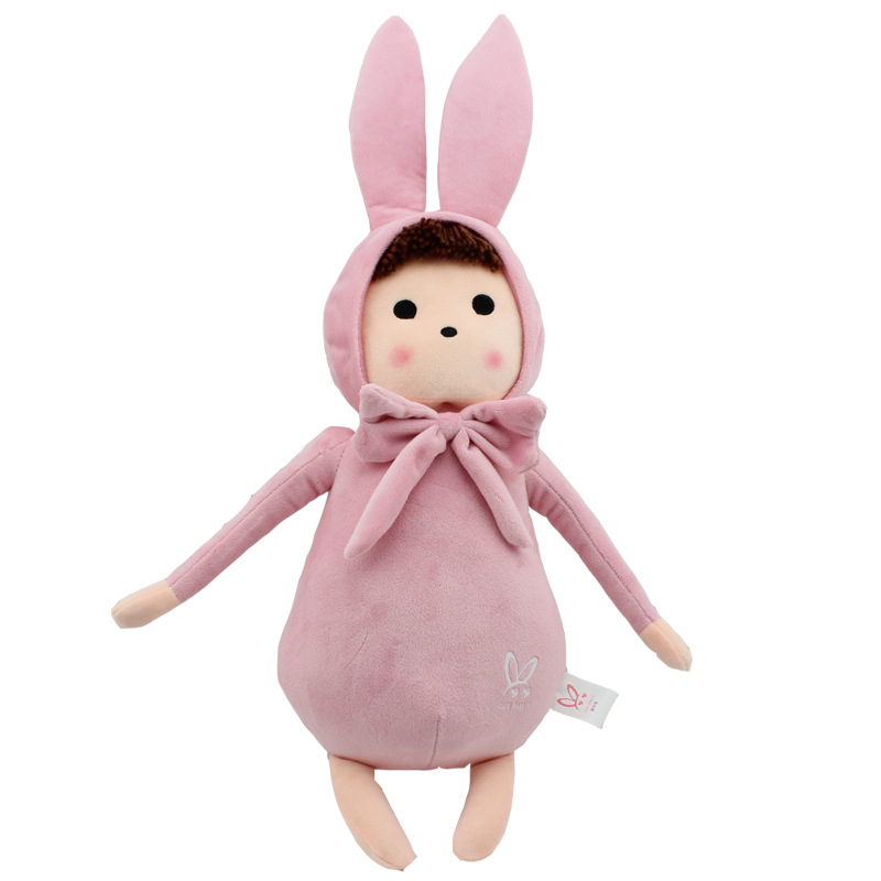 Customized Cartoon Doll Raised Long Eyelashes Cotton-Padded Jacket Children&#039;s Cartoon Star Smurfs