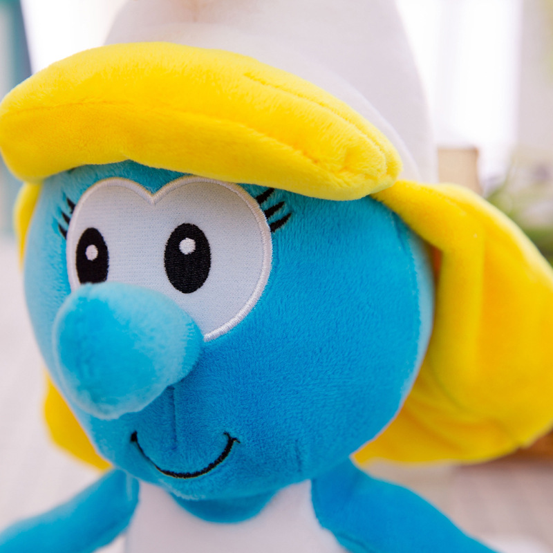 Blue Elf Doll Doll Plush Toy Cartoon Anime Ragdoll Blue Sister Smurfs 