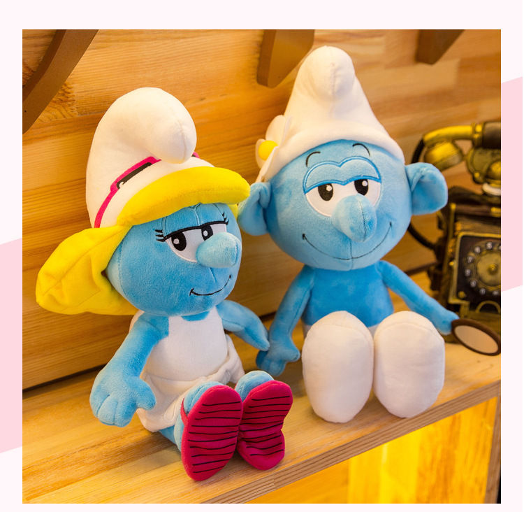 Blue Elf Doll Doll Plush Toy Cartoon Anime Ragdoll Blue Sister Smurfs Blue Elf Doll Doll Plush Toy Cartoon Anime Ragdoll Blue Sister Smurfs