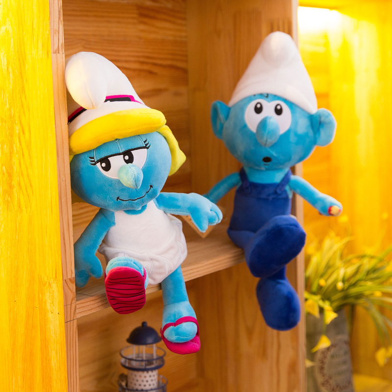 2021 Creative New Blue Elf Little Doll Accompany Doll Boutique Comfort Smurfs