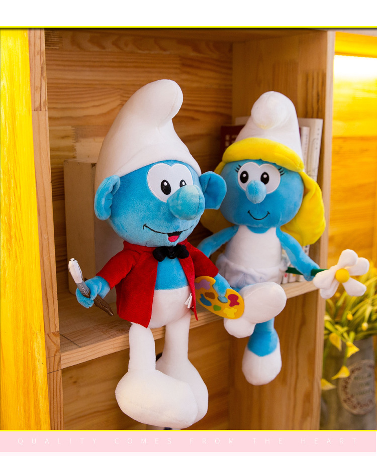 2021 Creative New Blue Elf Little Doll Accompany Doll Boutique Comfort Smurfs 2021 Creative New Blue Elf Little Doll Accompany Doll Boutique Comfort Smurfs