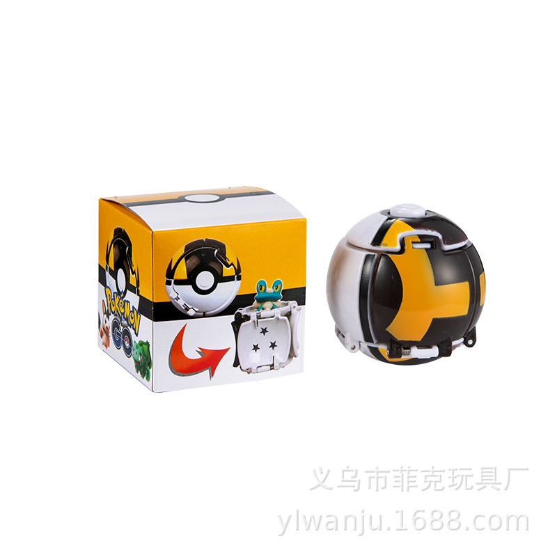 Deformation Poke Ball Pet Elf Touch Flip Burst Poke Ball Smurfs