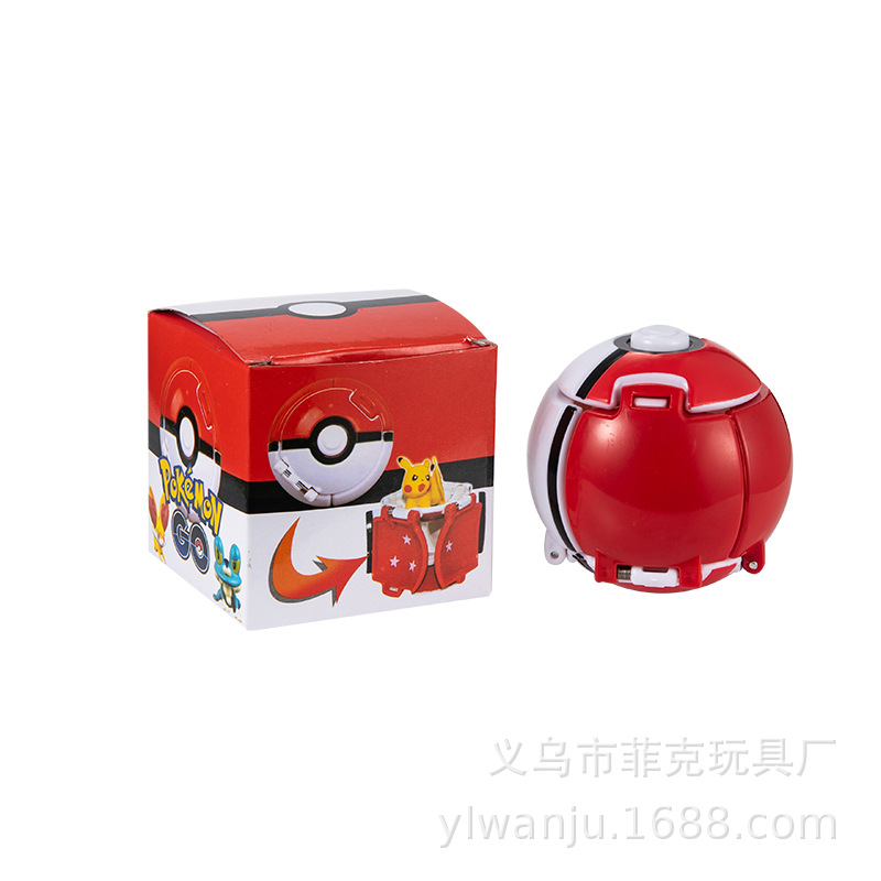 Deformation Poke Ball Pet Elf Touch Flip Burst Poke Ball Smurfs