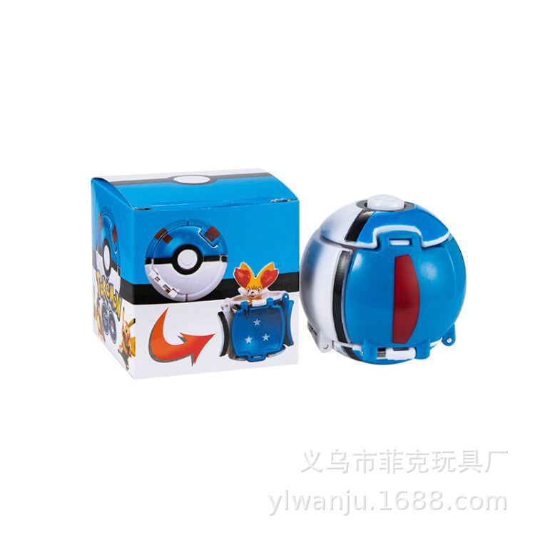 Deformation Poke Ball Pet Elf Touch Flip Burst Poke Ball Smurfs Deformation Poke Ball Pet Elf Touch Flip Burst Poke Ball Smurfs