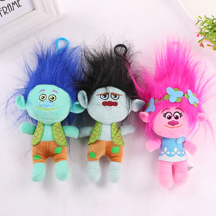 Dreamworks Trolls Doll Bobbi Blanche Plush Toy Doll Crane Machines Smurfs