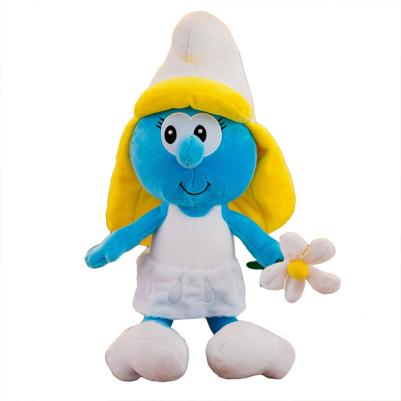 Blue Elf Doll Doll Plush Toy Cartoon Anime Ragdoll Blue Sister Smurfs