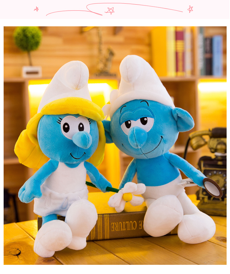 Blue Elf Doll Doll Plush Toy Cartoon Anime Ragdoll Blue Sister Smurfs Blue Elf Doll Doll Plush Toy Cartoon Anime Ragdoll Blue Sister Smurfs