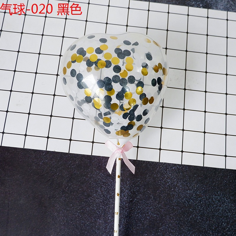 Love Balloon Love Paper Balloon 5-Inch Balloon Cake Decoration Hot Air Balloon