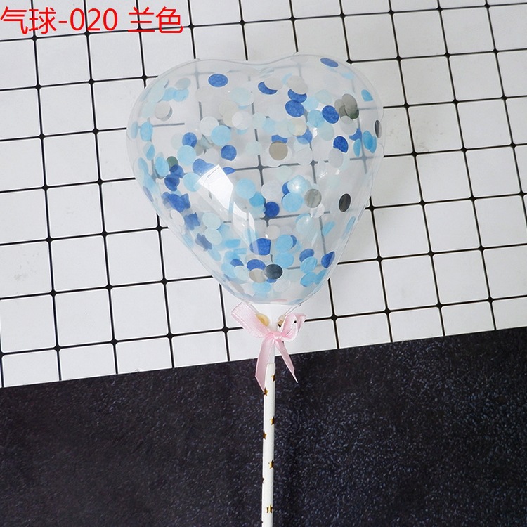 Love Balloon Love Paper Balloon 5-Inch Balloon Cake Decoration Hot Air Balloon