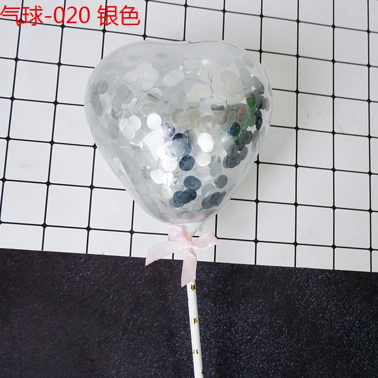 Love Balloon Love Paper Balloon 5-Inch Balloon Cake Decoration Hot Air Balloon