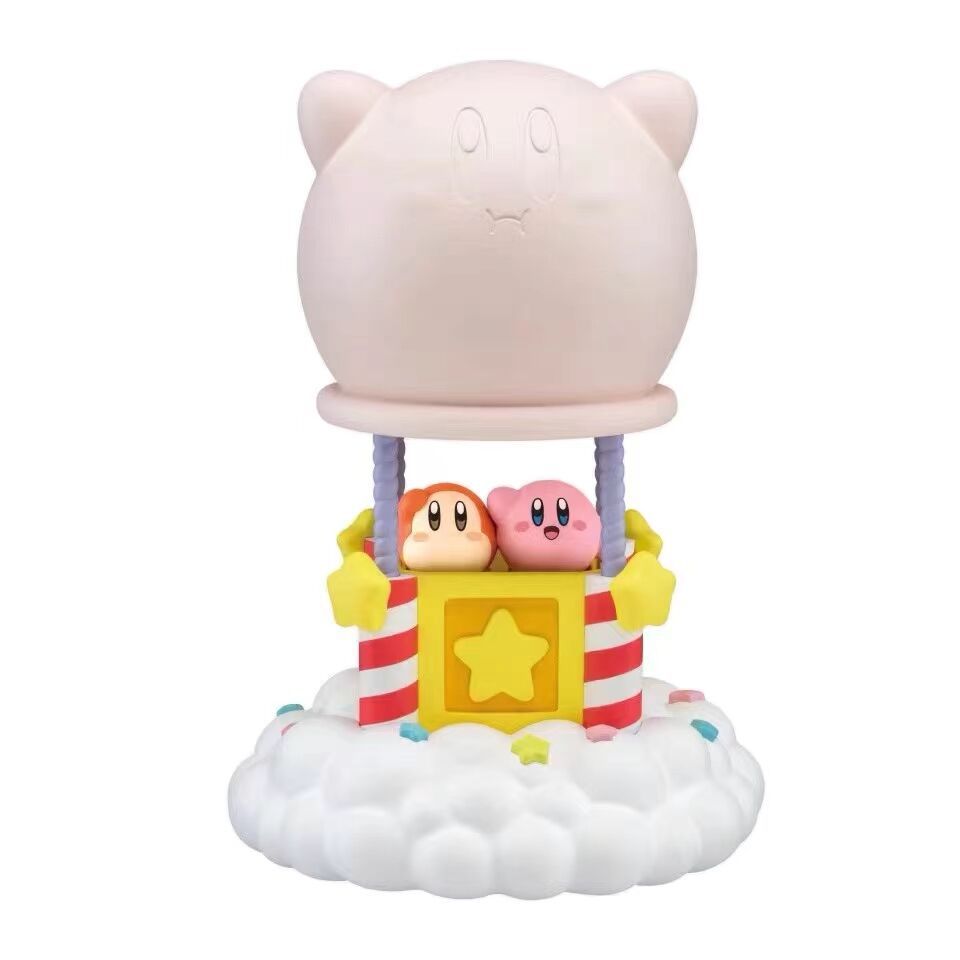 Spot Kirby Night Light Hot Air Balloon Modeling Light Girl Heart Cartoon Creative Silicone Small Night Lamp Female Gift