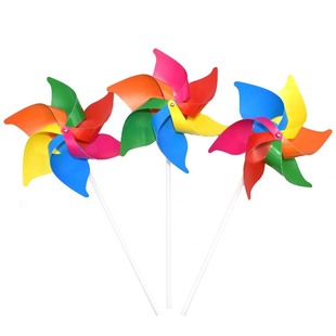 Outdoor Hanging Rainbow Hot Air Balloon Rotating Wind Bar Park Scenic Spot Windmill Festival Kindergarten Decorations Arrangement Hanging Decoration