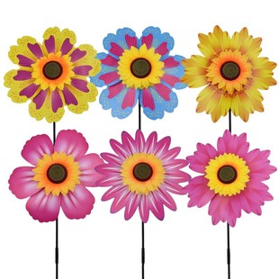 Outdoor Hanging Rainbow Hot Air Balloon Rotating Wind Bar Park Scenic Spot Windmill Festival Kindergarten Decorations Arrangement Hanging Decoration