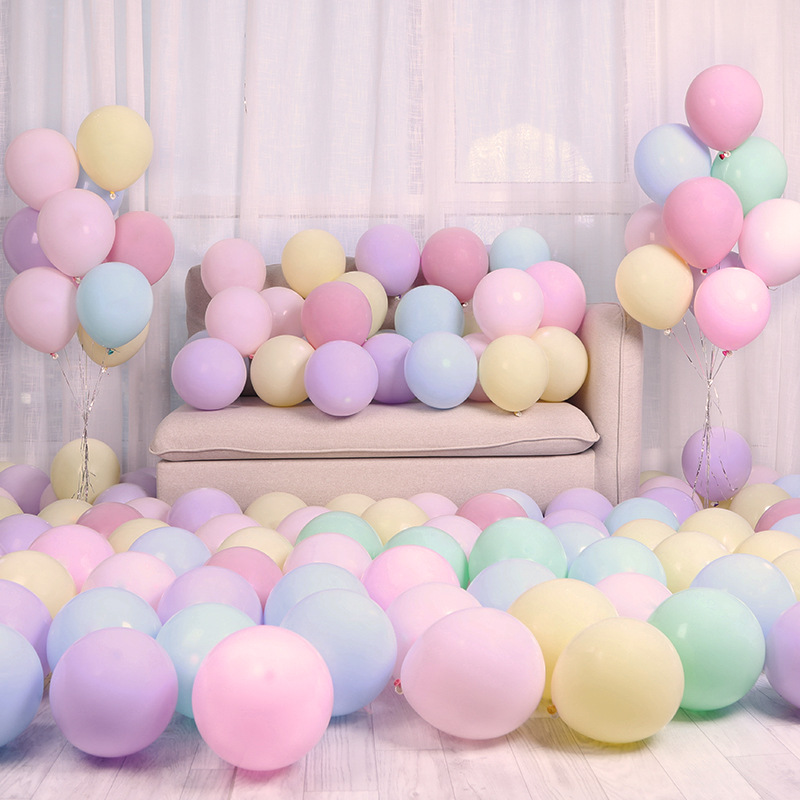 Macaron Balloon Decoration Scene Layout Birthday Inflatable Flying Children&#039;s Color Hot Air Balloon