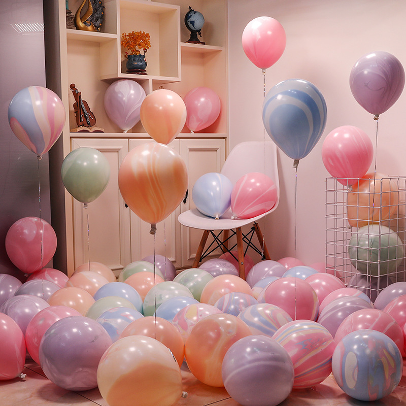 Children&#039;s Baby Full-Year Boys and Girls Birthday Banquet Party Colorful Balloon Hot Air Balloon