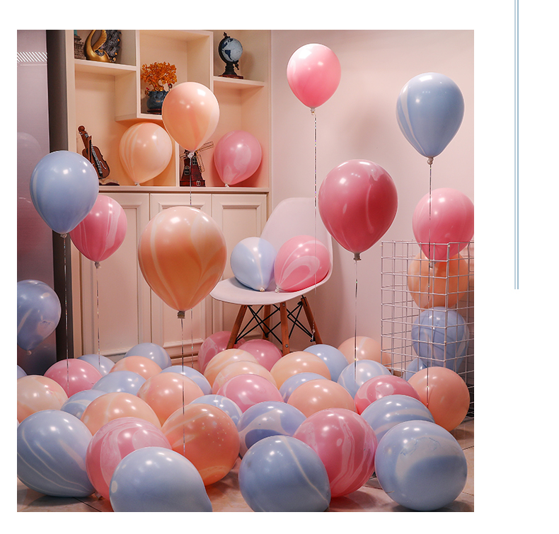 Children's Baby Full-Year Boys and Girls Birthday Banquet Party Colorful Balloon Hot Air Balloon