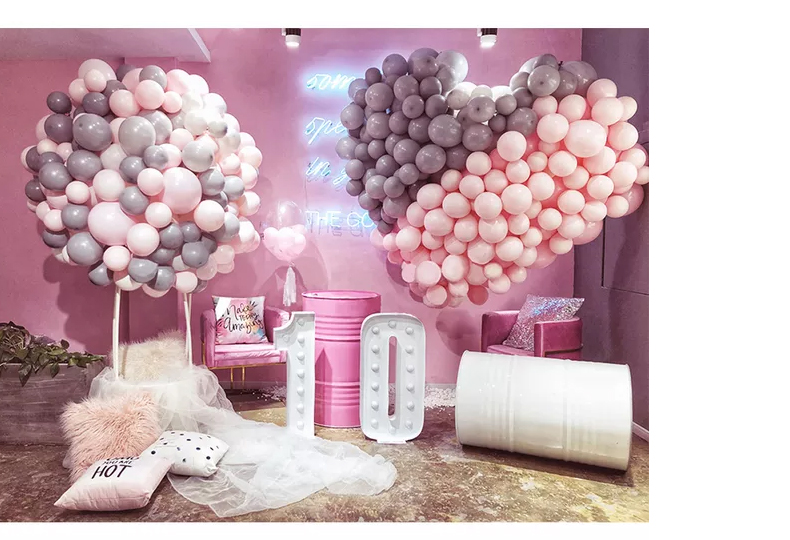 Children's Baby Full-Year Boys and Girls Birthday Banquet Party Colorful Balloon Hot Air Balloon
