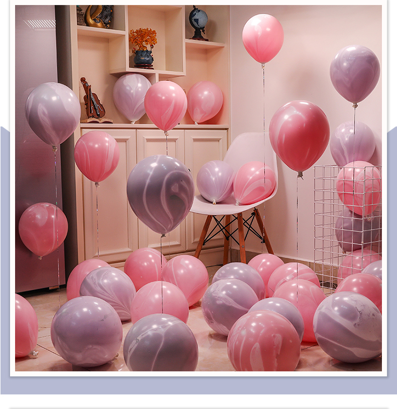 Children's Baby Full-Year Boys and Girls Birthday Banquet Party Colorful Balloon Hot Air Balloon