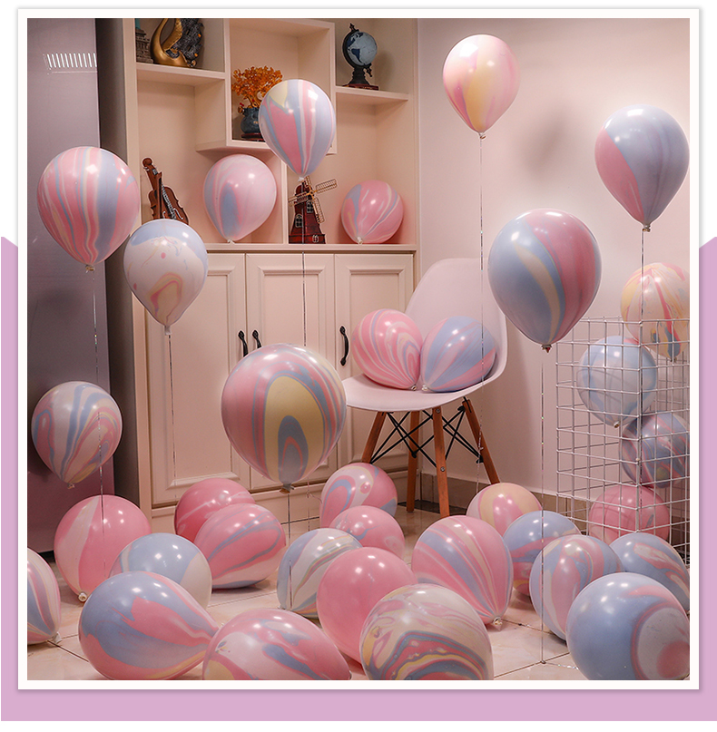 Children's Baby Full-Year Boys and Girls Birthday Banquet Party Colorful Balloon Hot Air Balloon