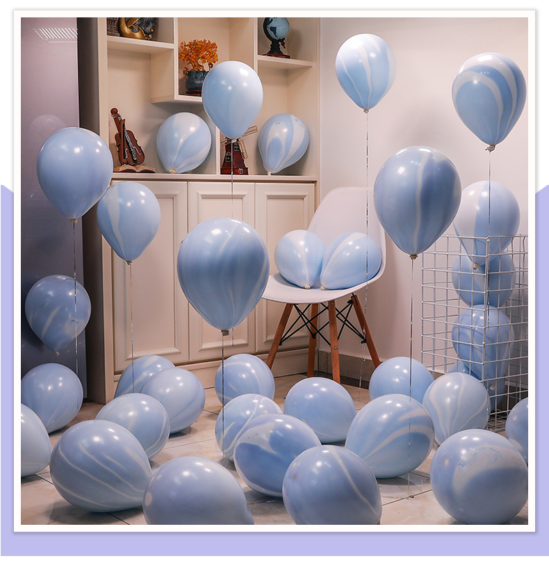 Children's Baby Full-Year Boys and Girls Birthday Banquet Party Colorful Balloon Hot Air Balloon