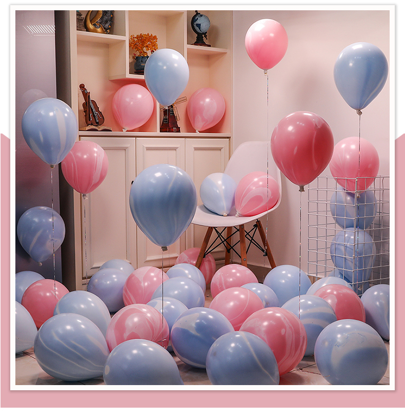 Children's Baby Full-Year Boys and Girls Birthday Banquet Party Colorful Balloon Hot Air Balloon