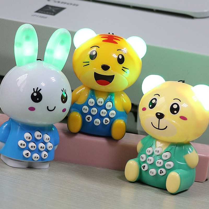 Baby Early Education Smart Story Machine Children&#039;s Music Player Bear Mini 3-Year-Old Stall Toddler Toy Baby