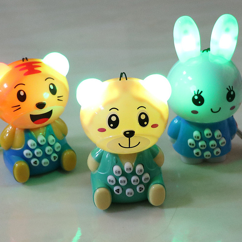 Baby Early Education Smart Story Machine Children&#039;s Music Player Bear Mini 3-Year-Old Stall Toddler Toy Baby