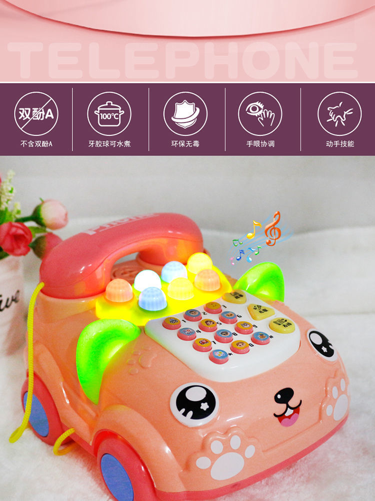 Children's Simulation Mobile Phone Phone Baby Educational Music Early Education Story Machine Toy Baby Boy and Baby Girl Baby 0-1-3 Years Old Children's Simulation Mobile Phone Phone Baby Educational Music Early Education Story Machine Toy Baby Boy and Baby Girl Baby 0-1-3 Years Old