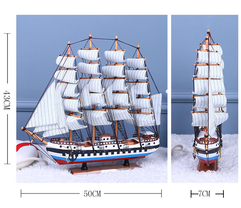Color Simulation Sailboat Model Office Home Decoration Assembly Sailboat Decorative Crafts Decoration Wholesale Color Simulation Sailboat Model Office Home Decoration Assembly Sailboat Decorative Crafts Decoration Wholesale