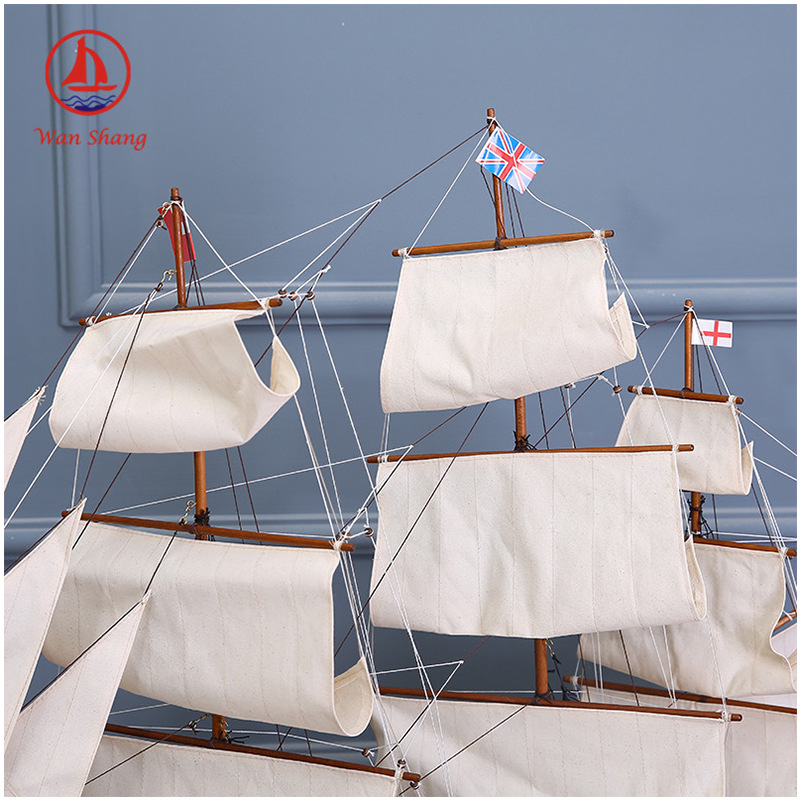 Printable Logo Currently Available Simulation Sailboat European Style Sailboat Crafts Decoration Office Living Room Decoration Sailboat Wholesale