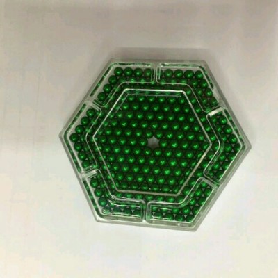 Buckyball magnet steel, puzzle toy magnet 5mm nickel plated color