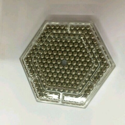 Buckyball magnet steel, puzzle toy magnet 5mm nickel plated color
