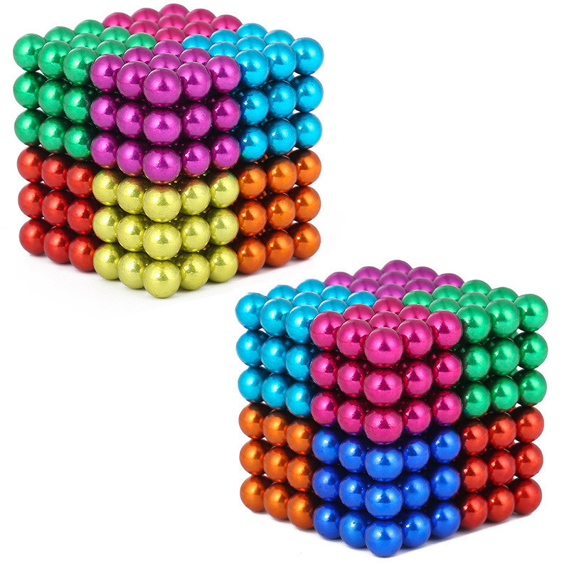 Border Wholesale Gift Bucky Ball Bucky Magnetic Ball 216 PCs 5mm Color Strong Magnetic Ball Ball Toy Magnet Buckyball