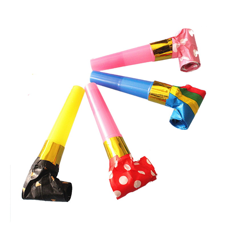 . Wholesale Plastic Paper Blowing Dragon 6.5cm Party Dragon Whistle