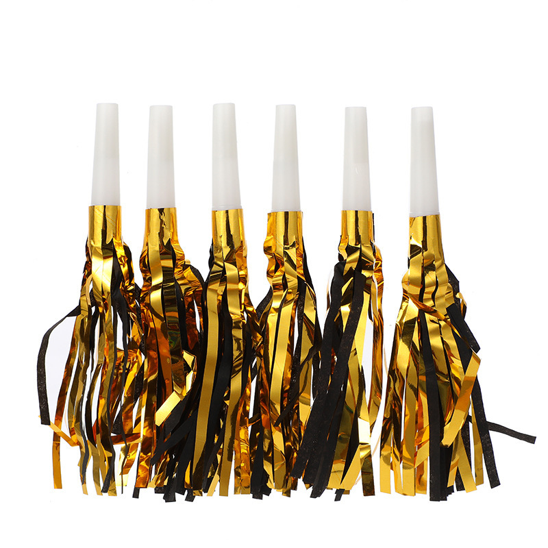 Spot Amazon Multicolored Tassel Blowing Dragon Whistle Birthday Party Dragon Whistle