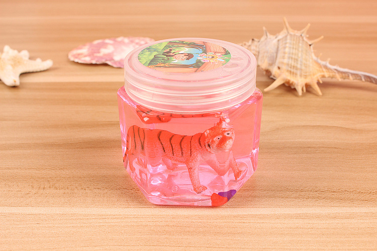 Animal Hexagonal Bottle Crystal Mud Colored Clay DIY Jelly Mud Plasticine Transparent Crystal Mud Light Brickearth