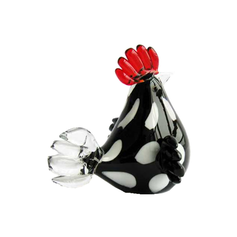 Crystal Rooster Hen Wine Cabinet Decoration Glass Glass Craft Creative 12 Zodiac Crystal Animal