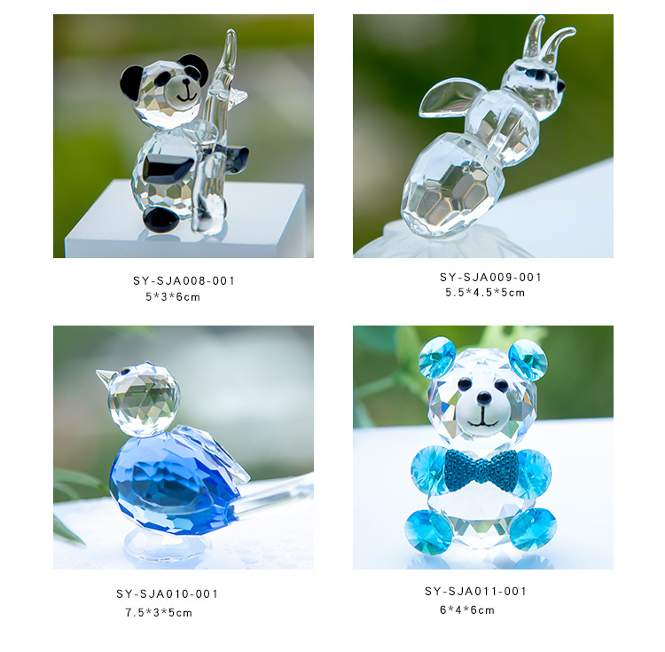 K9 Crystal Butterfly Small Ornaments Crystal Small Animal Ornaments Step into E-Commerce Crystal Animal
