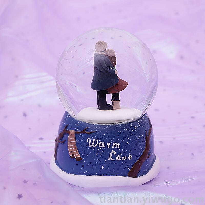 One usually couples with Crystal Ball music box Fantasy Luminous Snowflakes Music Box