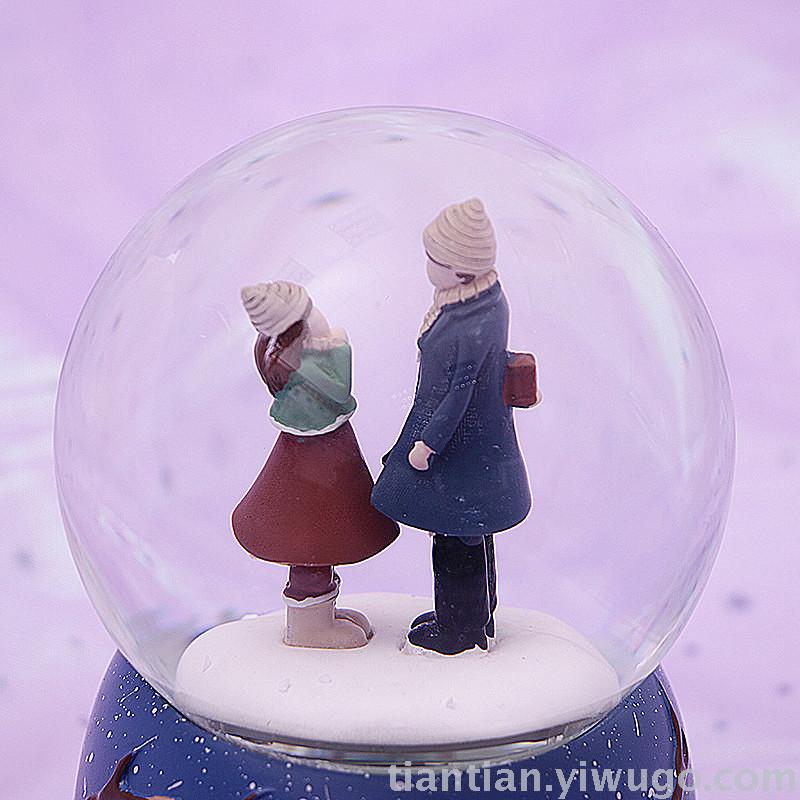 One usually couples with Crystal Ball music box Fantasy Luminous Snowflakes Music Box