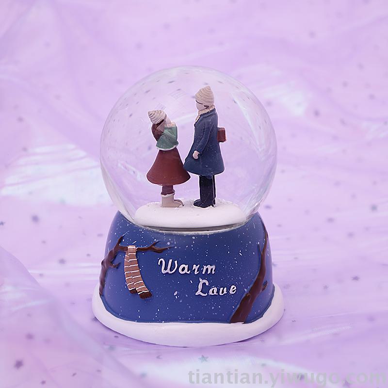 One usually couples with Crystal Ball music box Fantasy Luminous Snowflakes Music Box
