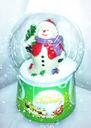 Creative Christmas windmill glass snow snow globe music box gifts 1018A