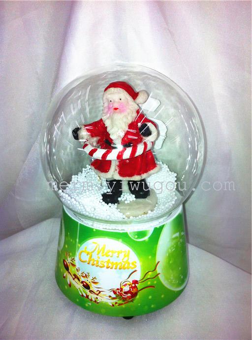 Creative Christmas windmill glass snow snow globe music box gifts 1018A Creative Christmas windmill glass snow snow globe music box gifts 1018A