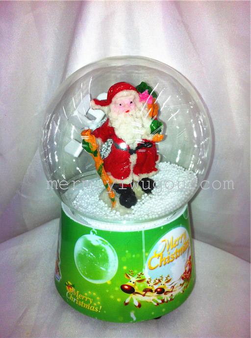 Creative Christmas windmill glass snow snow globe music box gifts 1018A Creative Christmas windmill glass snow snow globe music box gifts 1018A