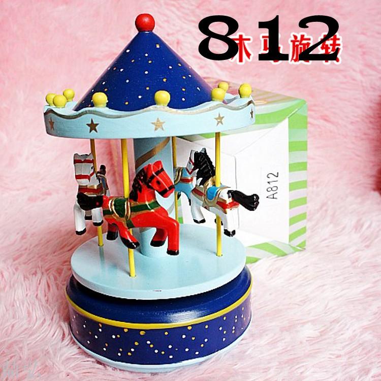 Wooden carousel music box Christmas gifts Birthday gifts Variety of options Wooden carousel music box Christmas gifts Birthday gifts Variety of options
