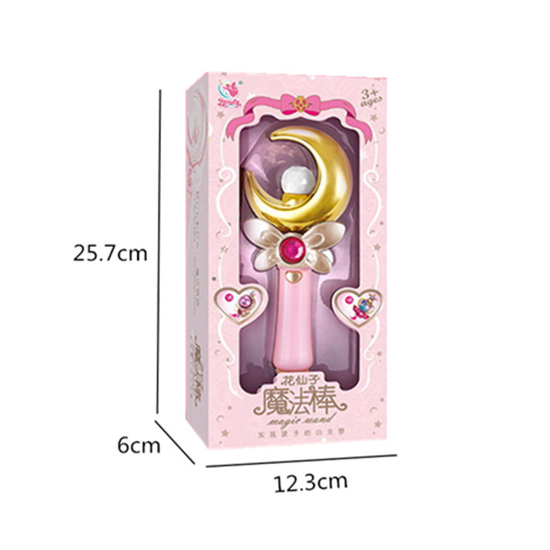 New FARCENT Led Luminous Sound Effect Magic Stick Bala Little Magic Fairy Flash Magic Wand Girls' Toy Gift